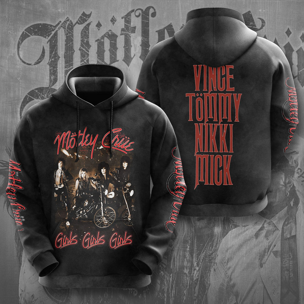 Mötley Crüe 3D Apparel – NGHIAVT 0816