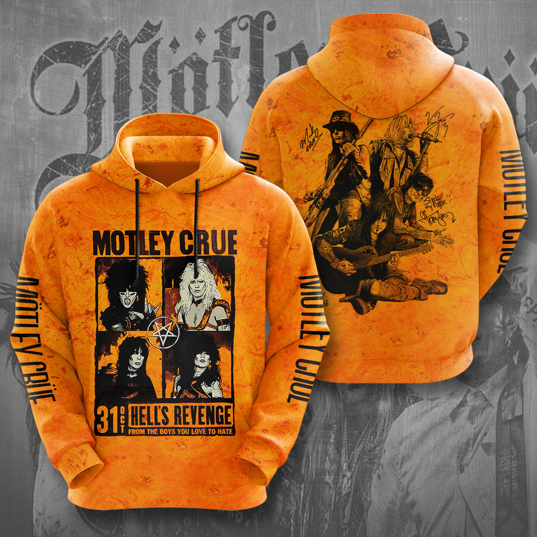 Mötley Crüe 3D Apparel – NGHIAVT 0818