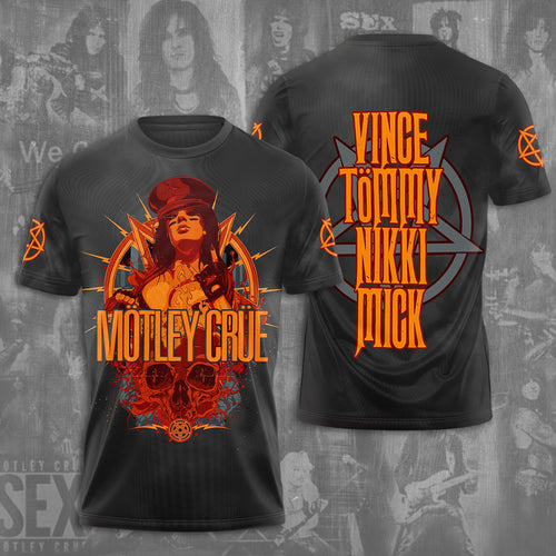Mötley Crüe 3D Apparel – NGHIAVT 1060