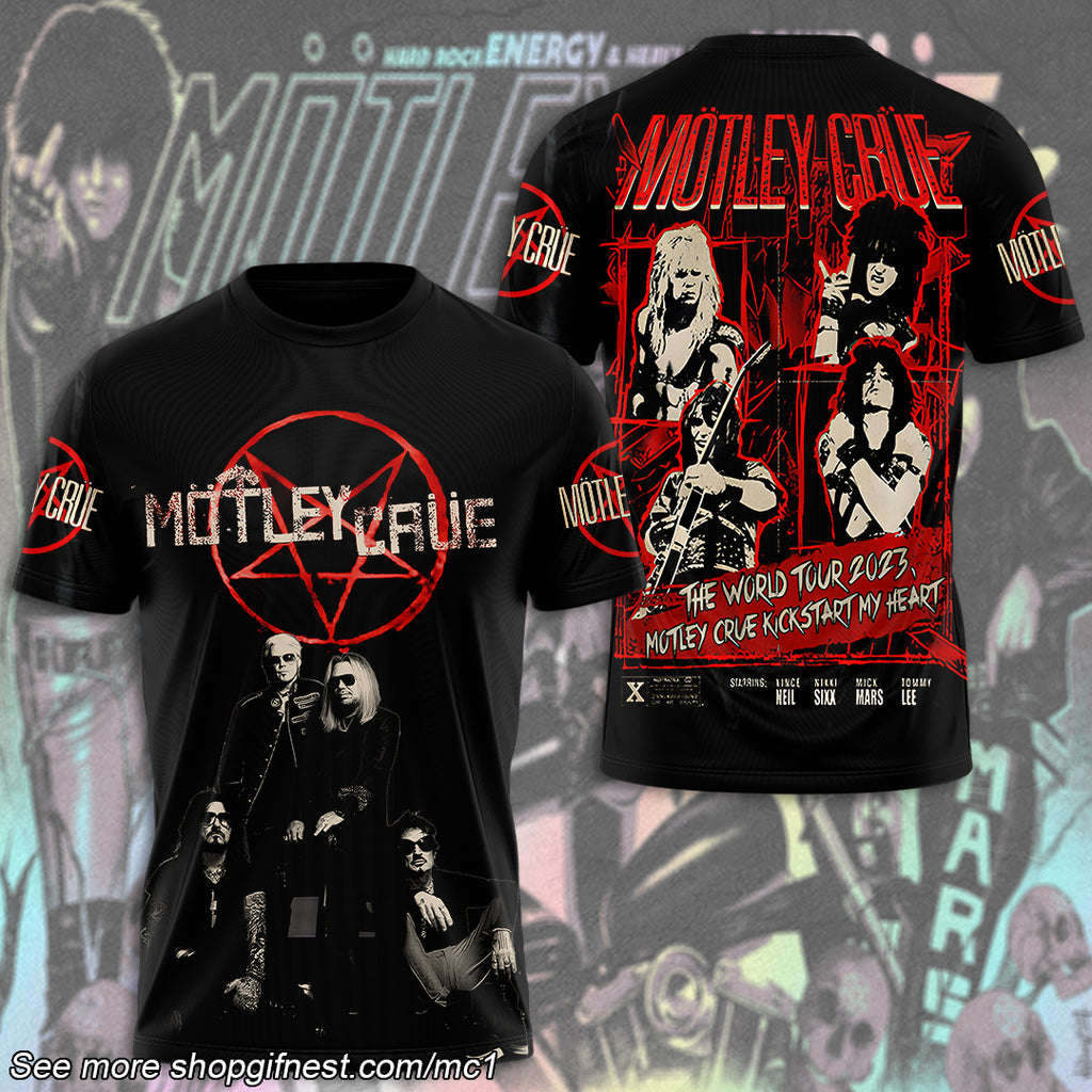 Mötley Crüe 3D Apparel – HUANNM 1169