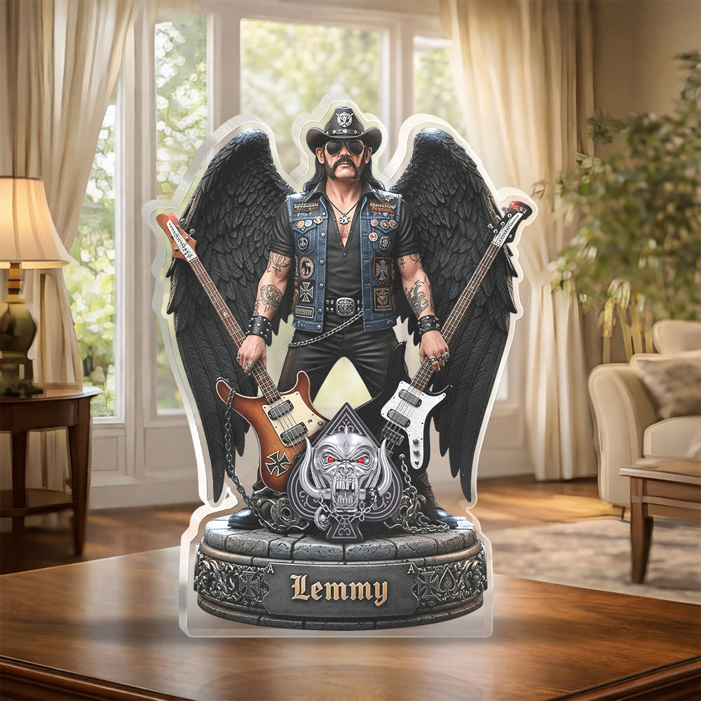 Motörhead x Lemmy Kilmister Custom Shape Acrylic Plaque – HOATT16924