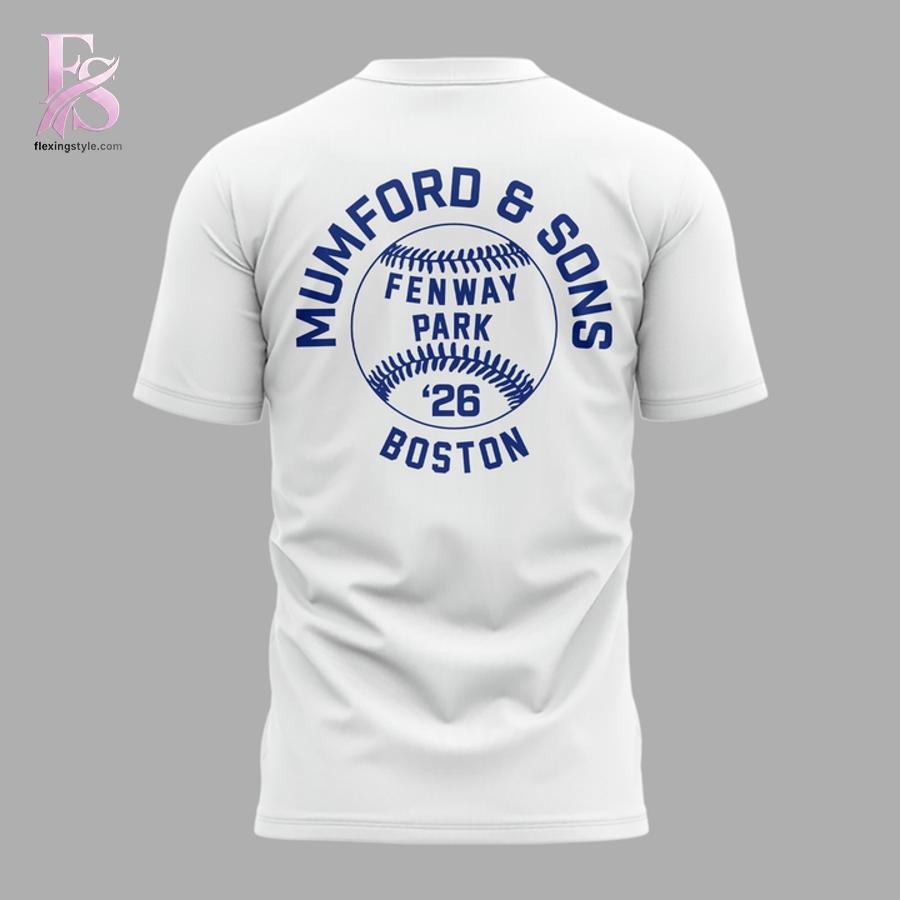 Mumford & Sons Fenway Park Boston Tour 2026 Shirt