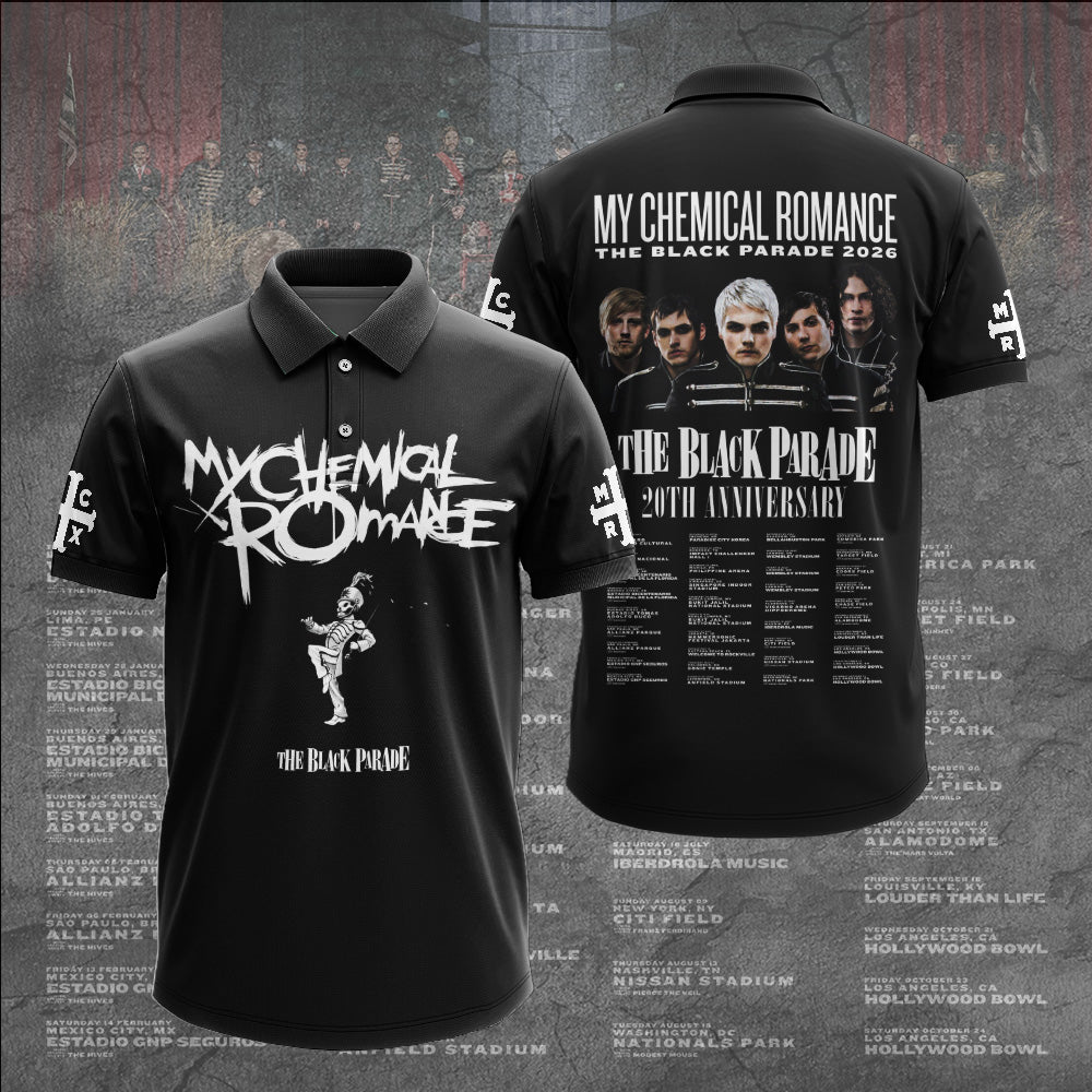 My Chemical Romance The Black Parade 2026 Tour 3D Apparel – GNE6199