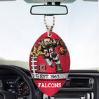 Atlanta Falcons Custom shape 2-sided Acrylic Car Ornament – TMTHU859