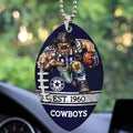 Dallas Cowboys Custom shape 2-sided Acrylic Car Ornament – TMTHU866