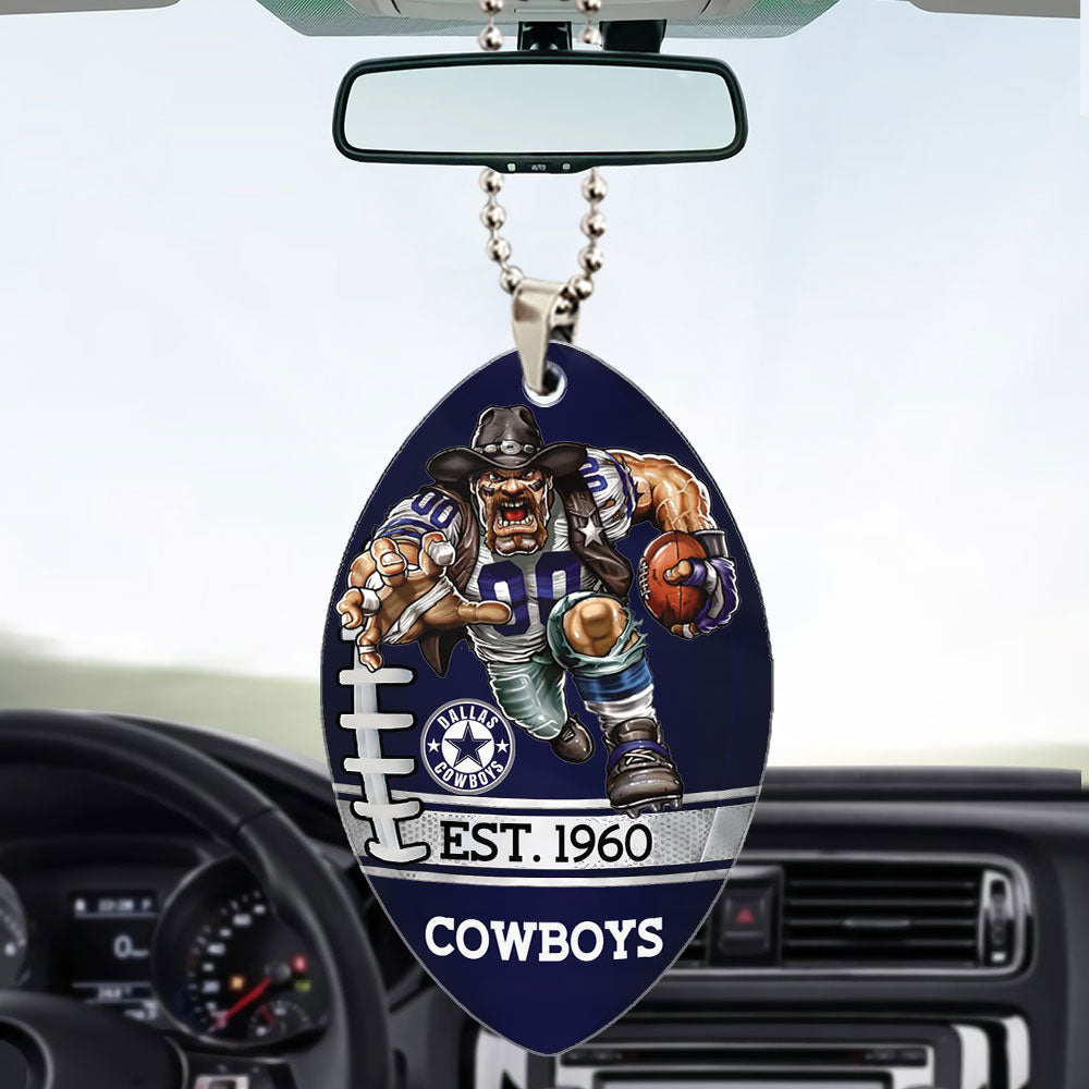 Dallas Cowboys Custom shape 2-sided Acrylic Car Ornament – TMTHU866