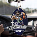 Dallas Cowboys Custom shape 2-sided Acrylic Car Ornament – TMTHU866