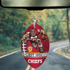 Kansas City Chiefs Custom shape 2-sided Acrylic Car Ornament – TMTHU873