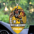 Pittsburgh Steelers Custom shape 2-sided Acrylic Car Ornament – TMTHU884