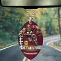 Washington Commanders Custom shape 2-sided Acrylic Car Ornament – TMTHU889