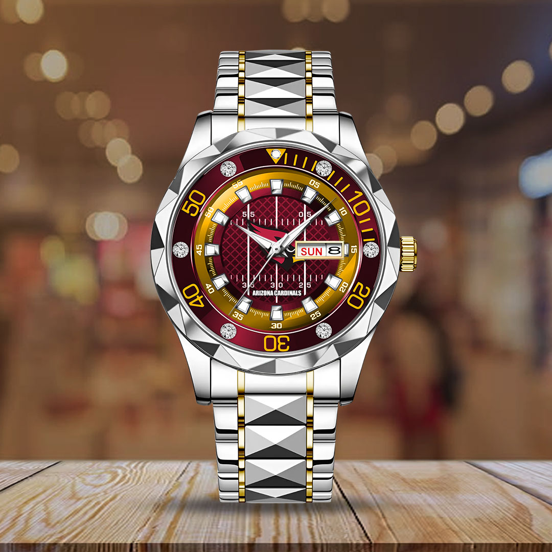 Arizona Cardinals Alloy Luxury Quartz Watch – TMTHU937