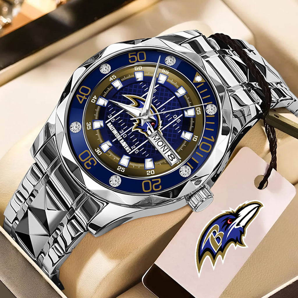Baltimore Ravens Alloy Luxury Quartz Watch – TMTHU913