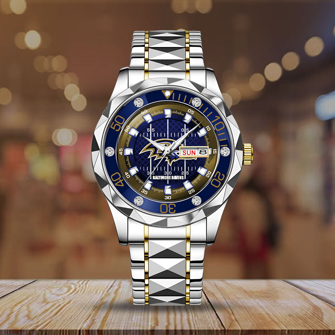 Baltimore Ravens Alloy Luxury Quartz Watch – TMTHU913