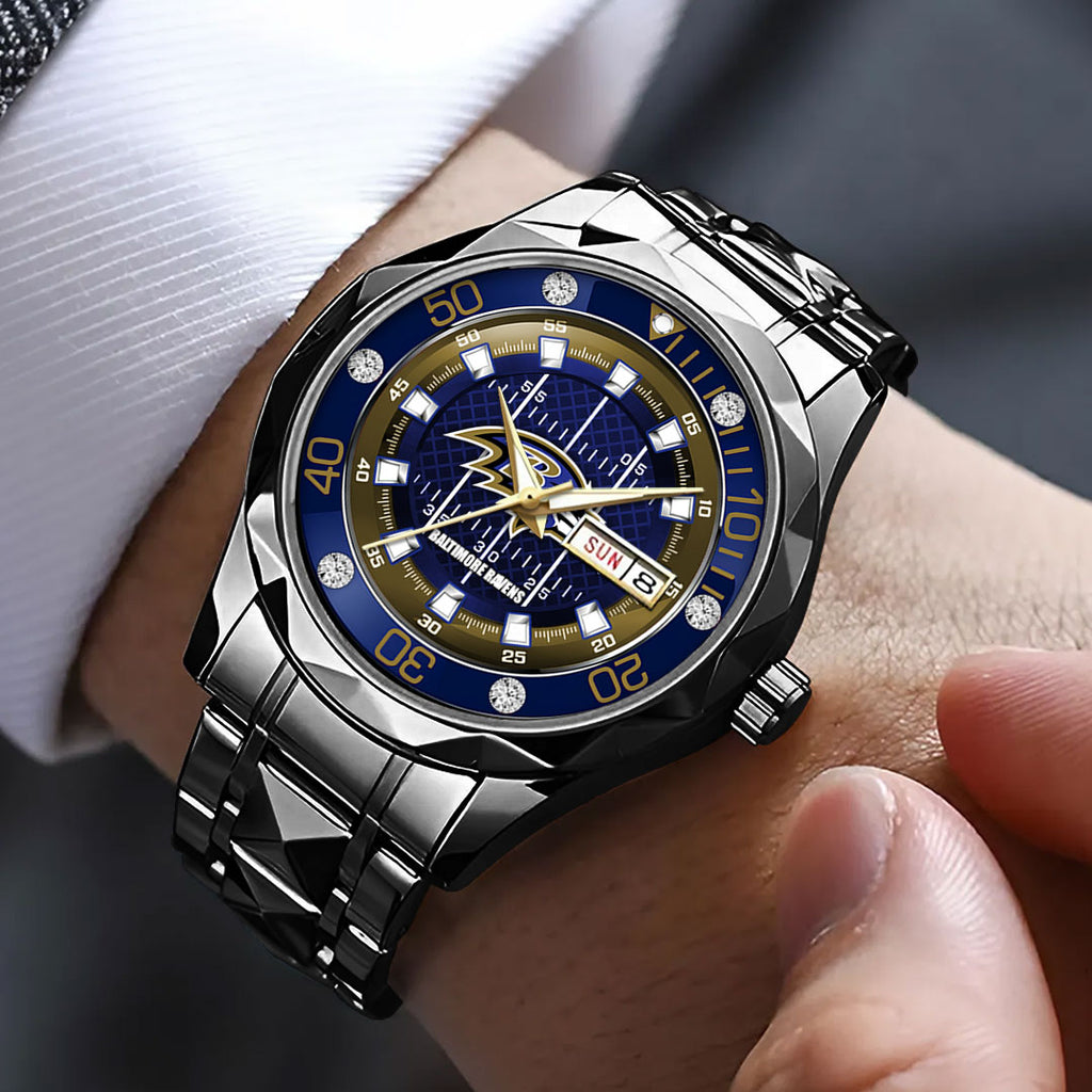 Baltimore Ravens Alloy Luxury Quartz Watch – TMTHU913