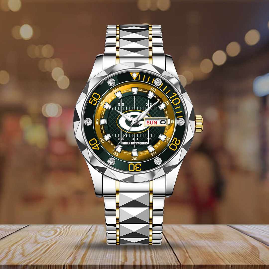 Green Bay Packers Alloy Luxury Quartz Watch – TMTHU931