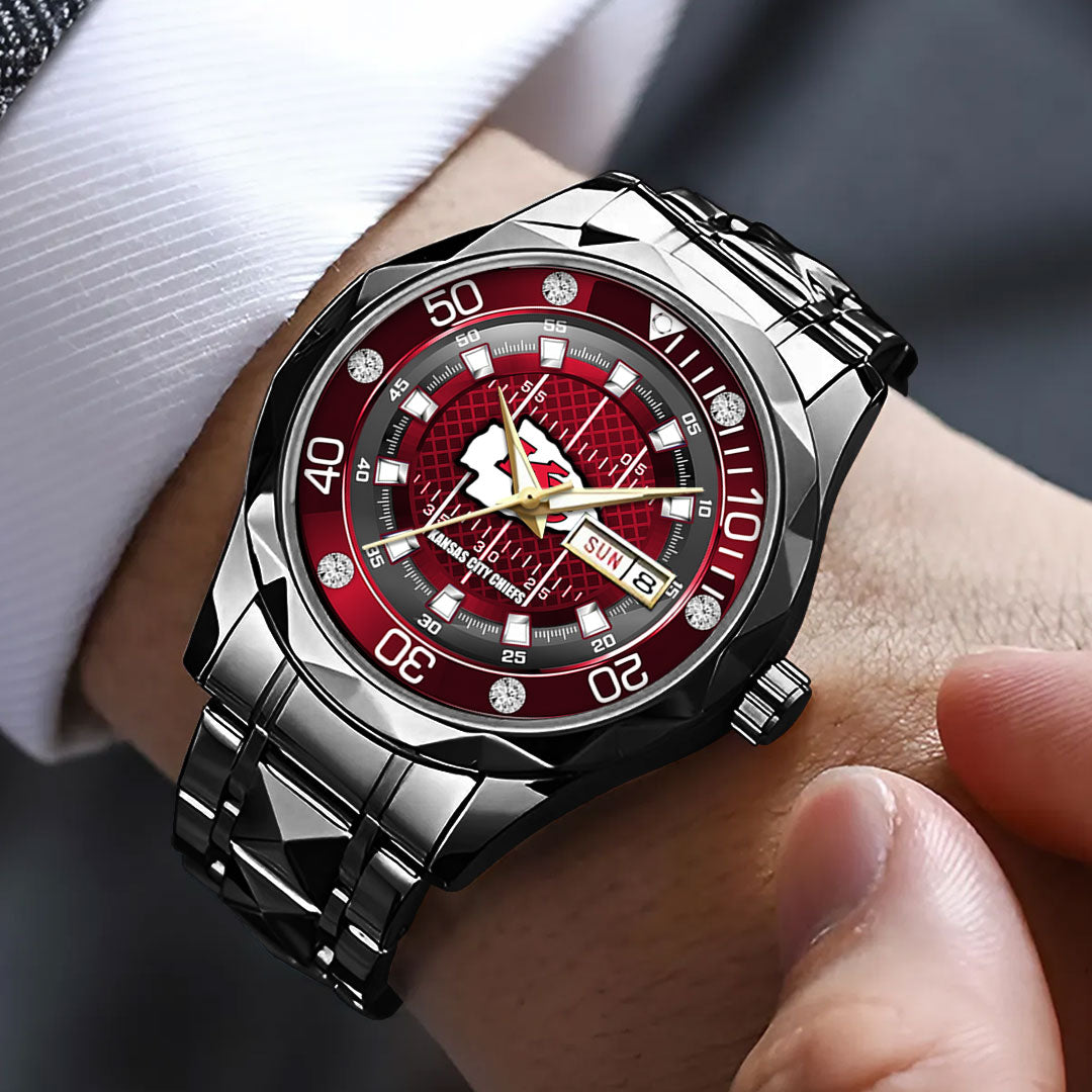 Kansas City Chiefs Alloy Luxury Quartz Watch – TMTHU922