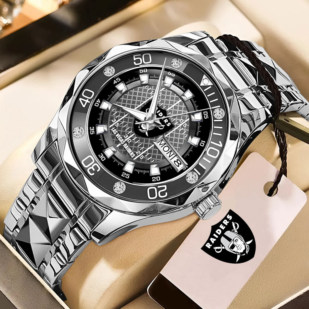 Las Vegas Raiders Alloy Luxury Quartz Watch – TMTHU923