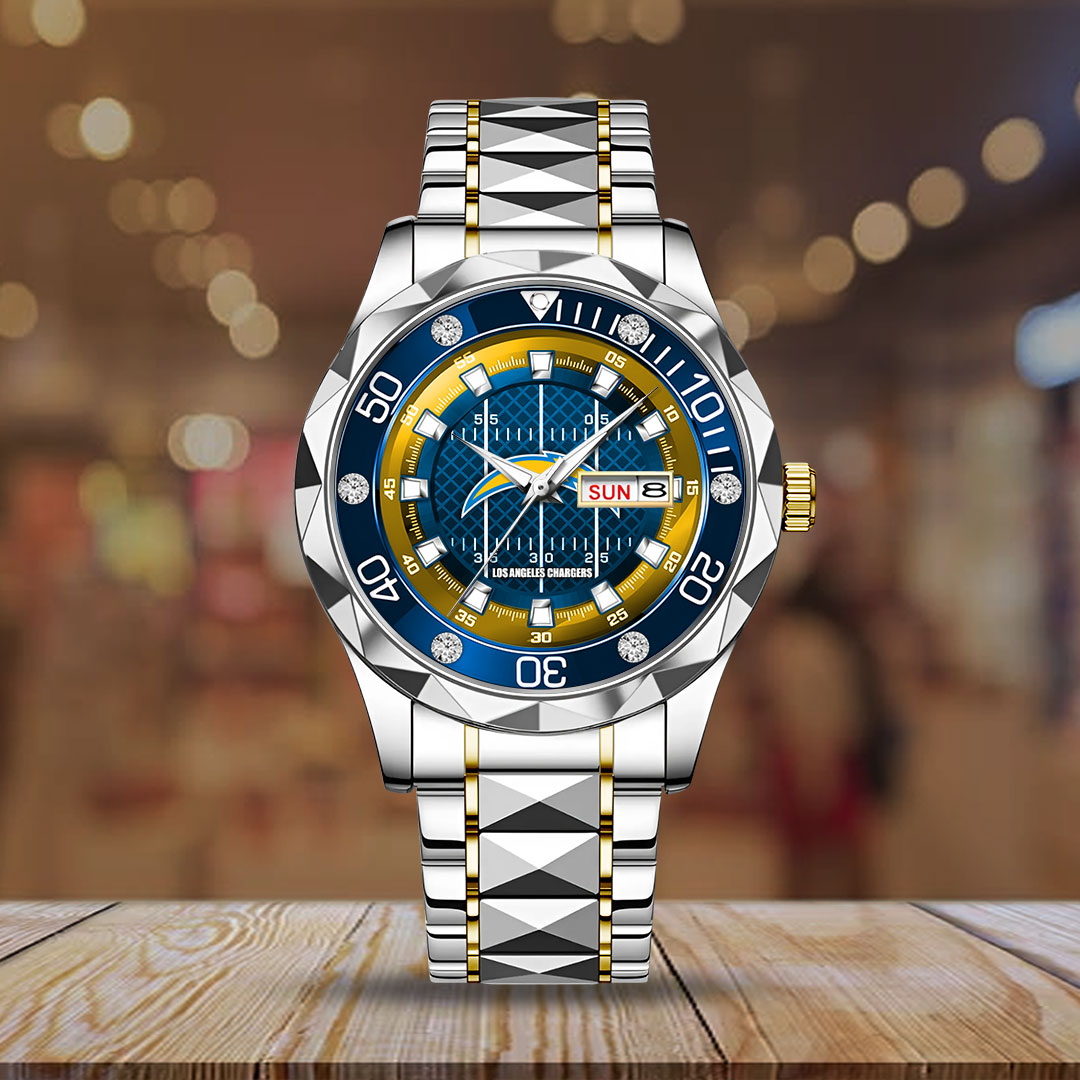 Los Angeles Chargers Alloy Luxury Quartz Watch – TMTHU924