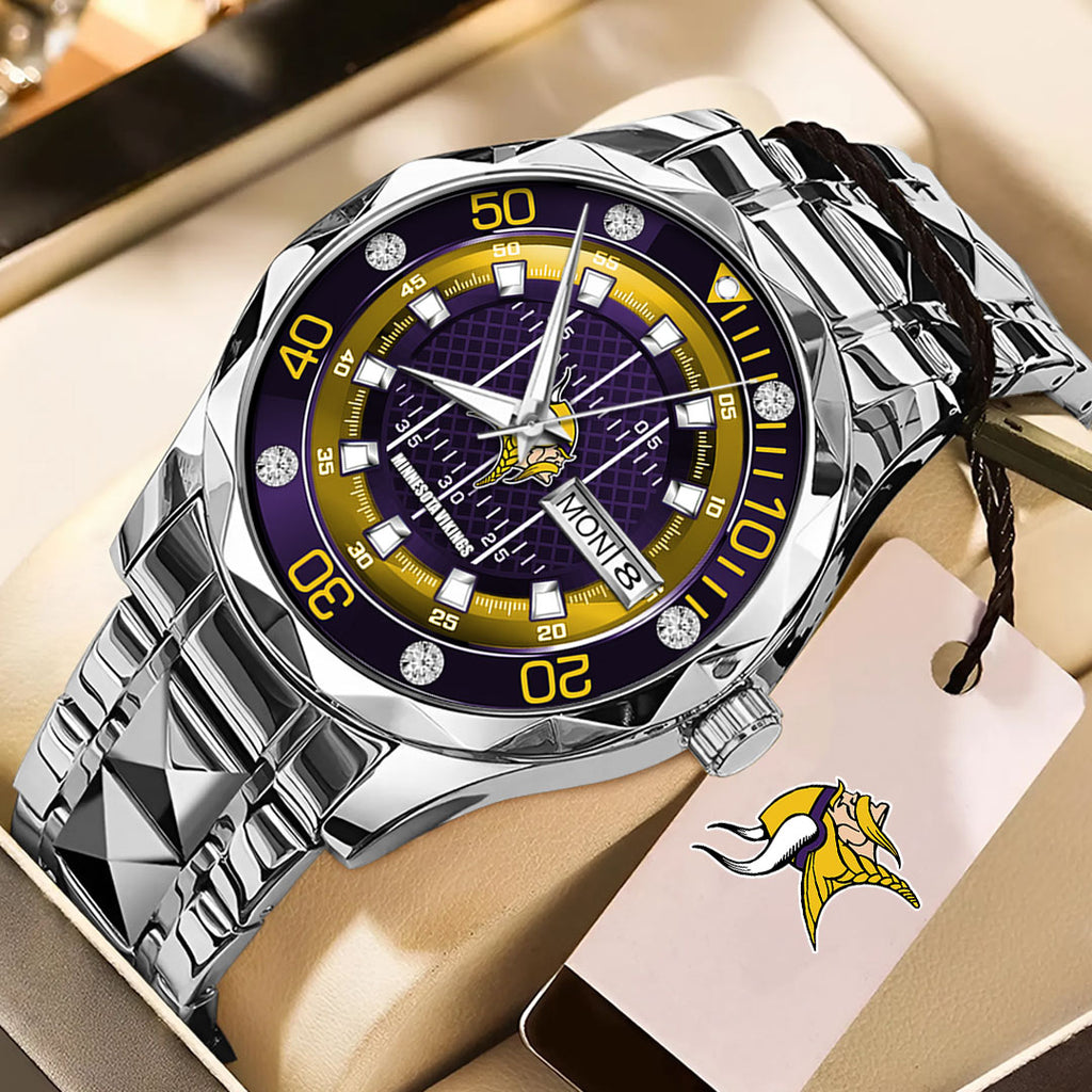 Minnesota Vikings Alloy Luxury Quartz Watch – TMTHU932