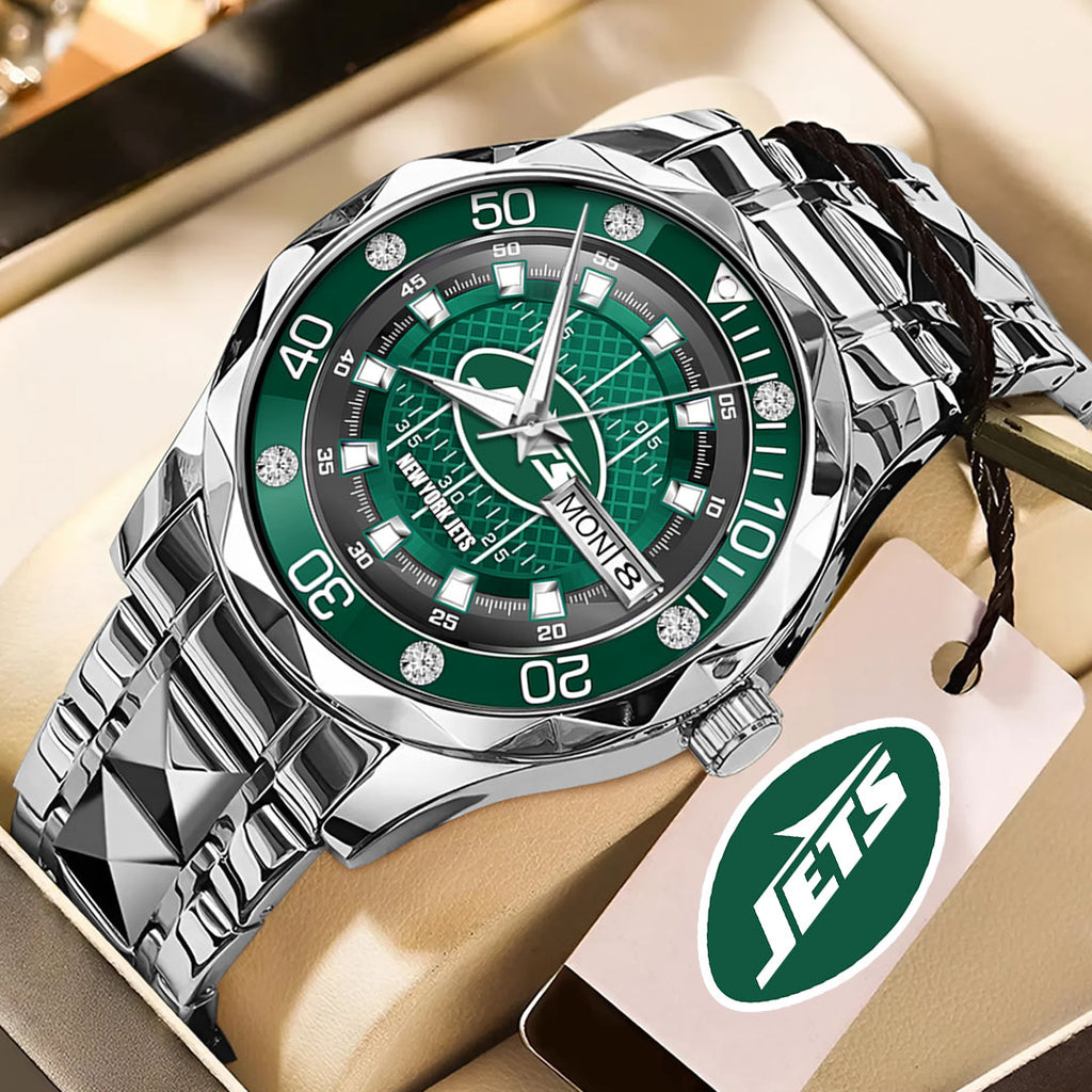 New York Jets Alloy Luxury Quartz Watch – TMTHU912