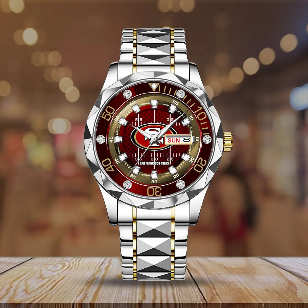 San Francisco 49ers Alloy Luxury Quartz Watch – TMTHU939