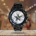 Dallas Cowboys Black Stainless Steel Watch – HOATT12940