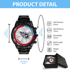 Tennessee Titans Black Stainless Steel Watch – HOATT12962