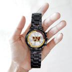 Washington Commanders Black Stainless Steel Watch – HOATT12963