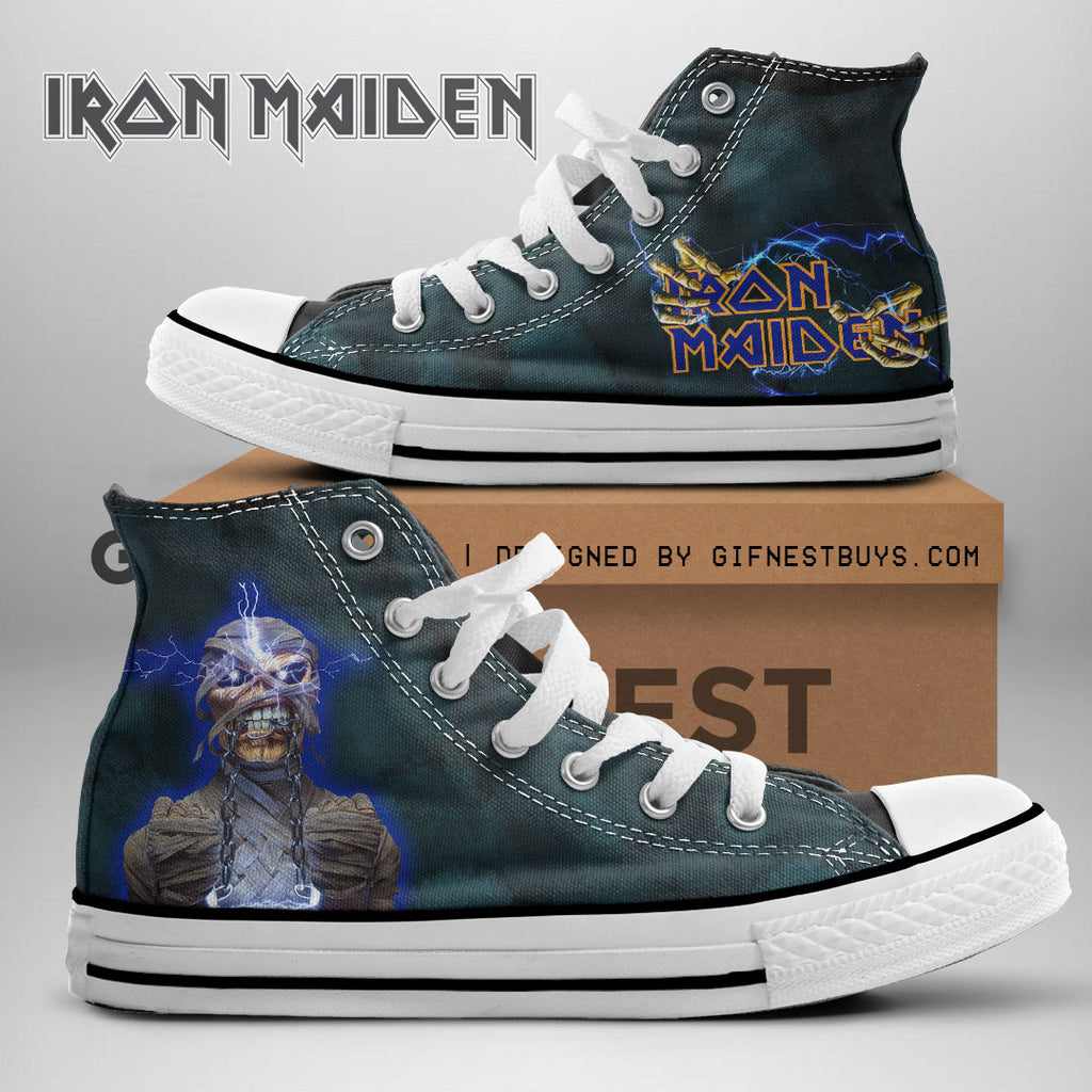 Iron Maiden Band High Top Canvas Shoes – NGHIAVT 1718