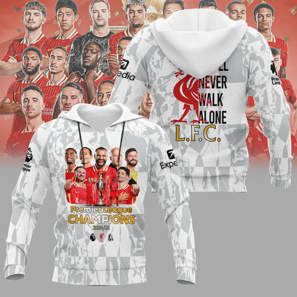 Liverpool FC 2024/25 Premier League Champions 3D Apparel – NGHIAVT 2225