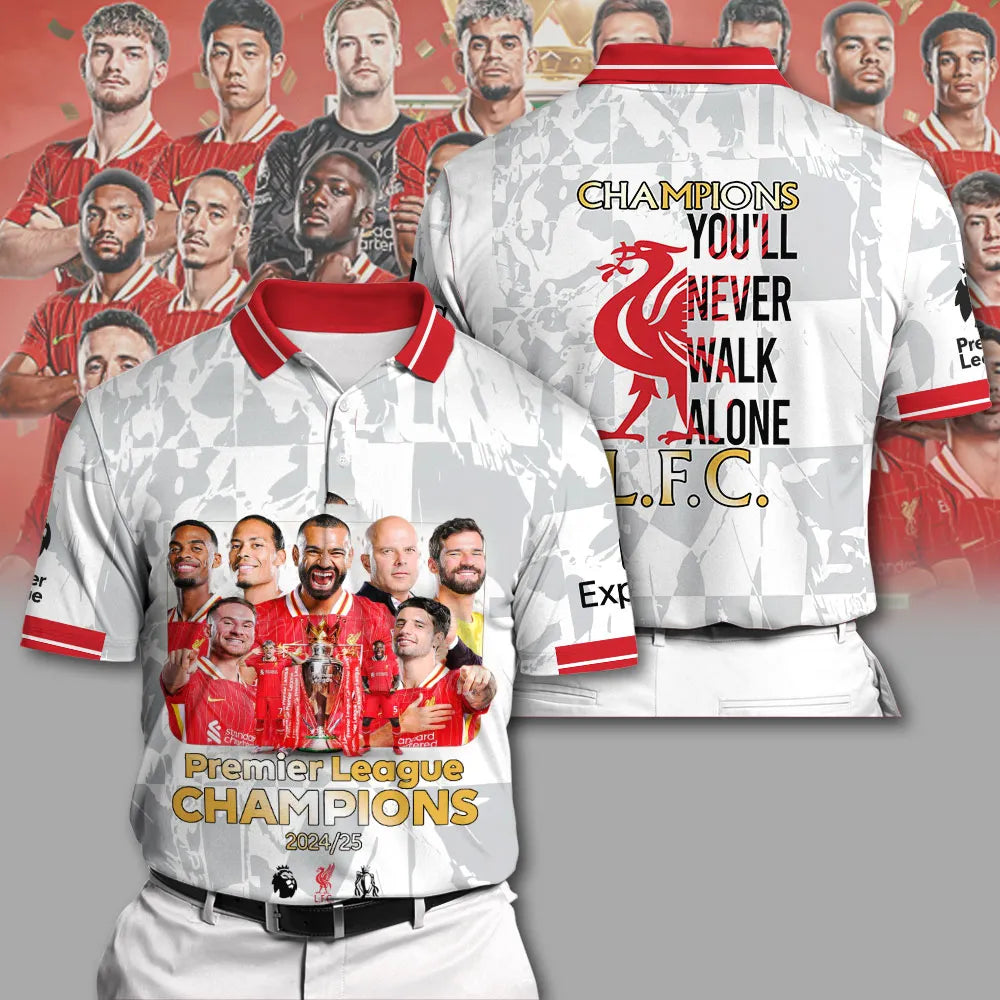 Liverpool FC 2024/25 Premier League Champions 3D Apparel – NGHIAVT 2225