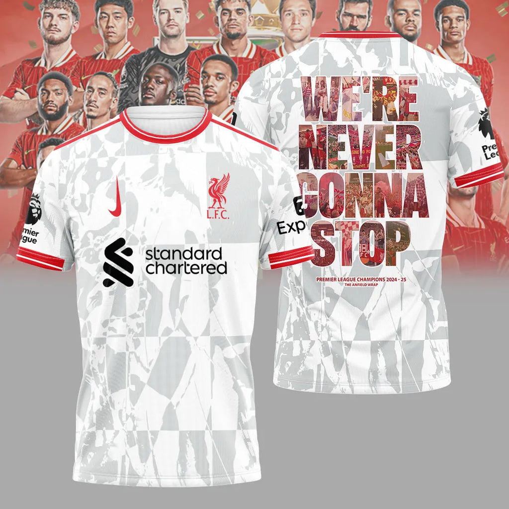 Liverpool FC 2024/25 Premier League Champions 3D Apparel – NGHIAVT 2227