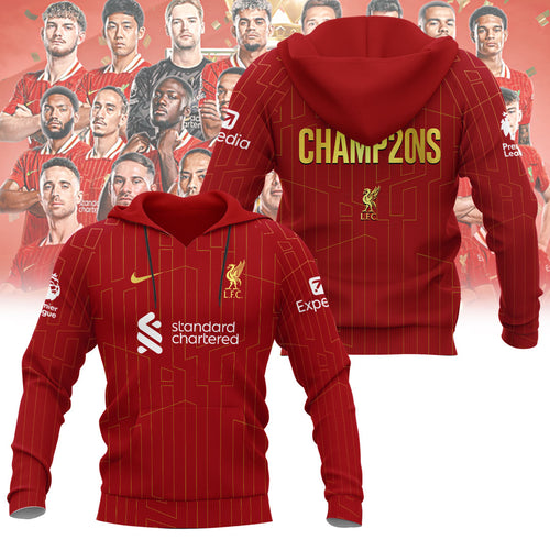 Liverpool FC 2024/25 Premier League Champions 3D Apparel – NGHIAVT 2237