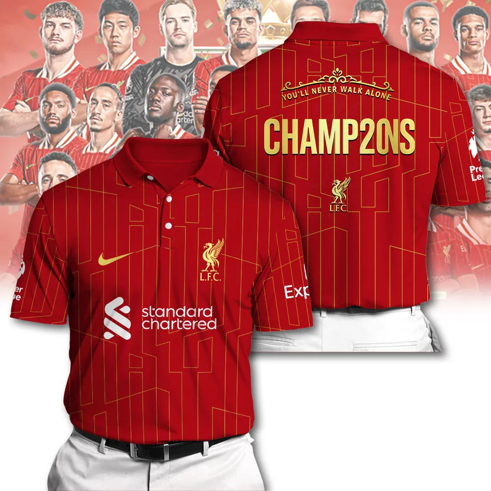Liverpool FC 2024/25 Premier League Champions 3D Apparel – NGHIAVT 2237