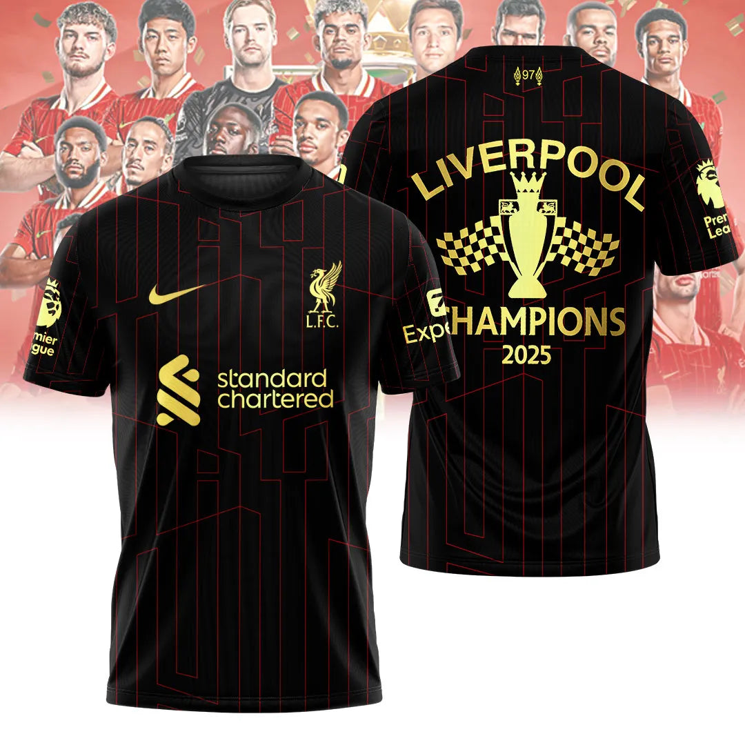 Liverpool FC 2024/25 Premier League Champions 3D Apparel – NGHIAVT 2238