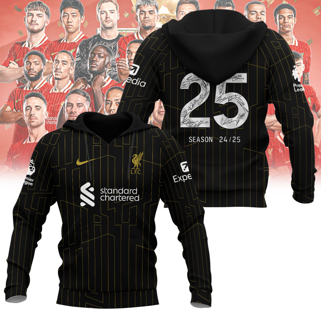 Liverpool FC 2024/25 Premier League Champions 3D Apparel – NGHIAVT 2239