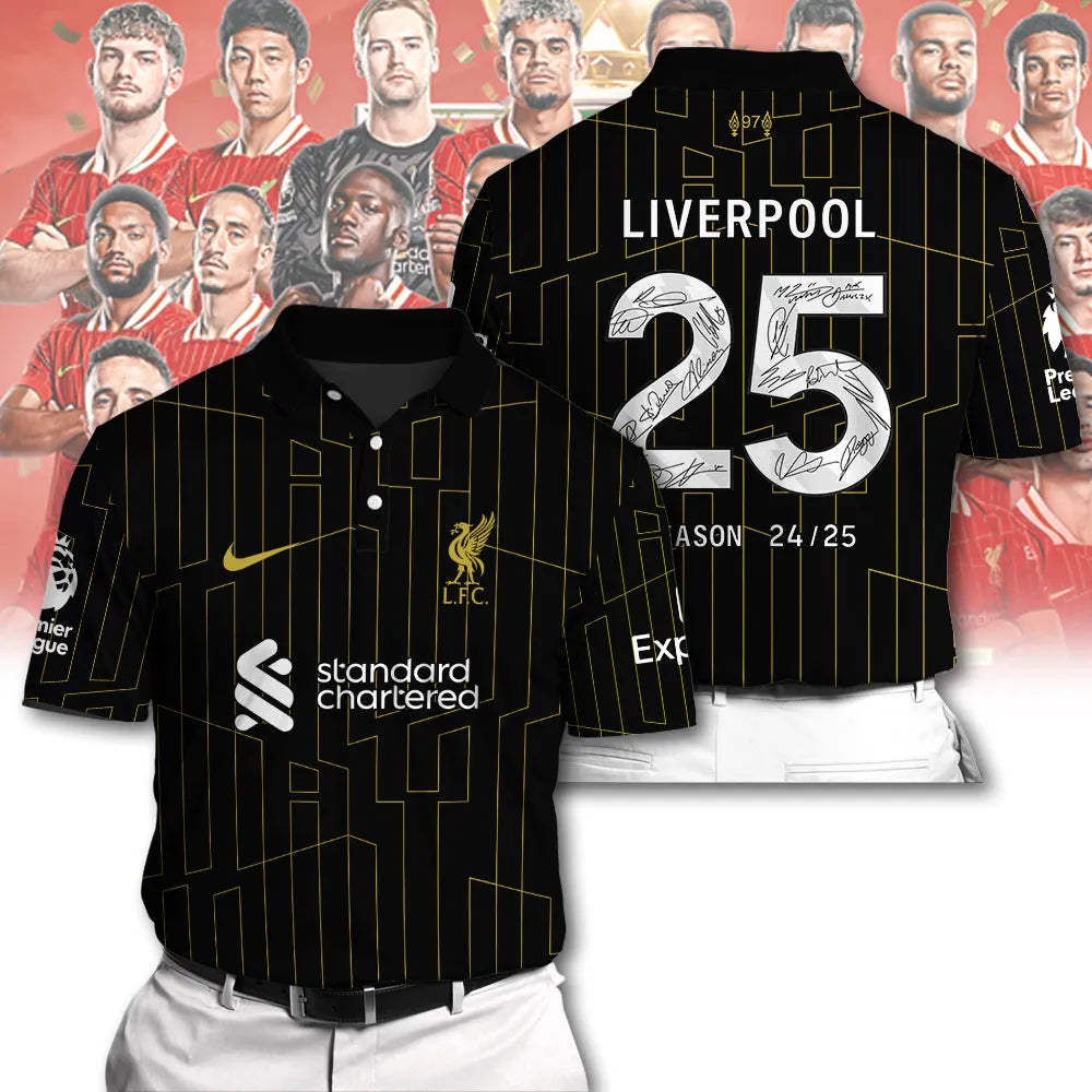 Liverpool FC 2024/25 Premier League Champions 3D Apparel – NGHIAVT 2239
