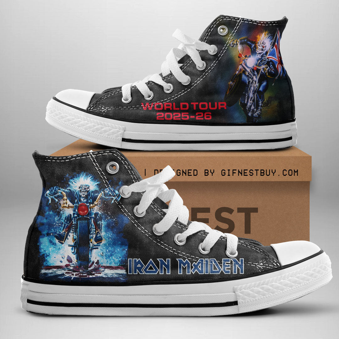 Iron Maiden Band High Top Canvas Shoes – NGHIAVT 2413.6
