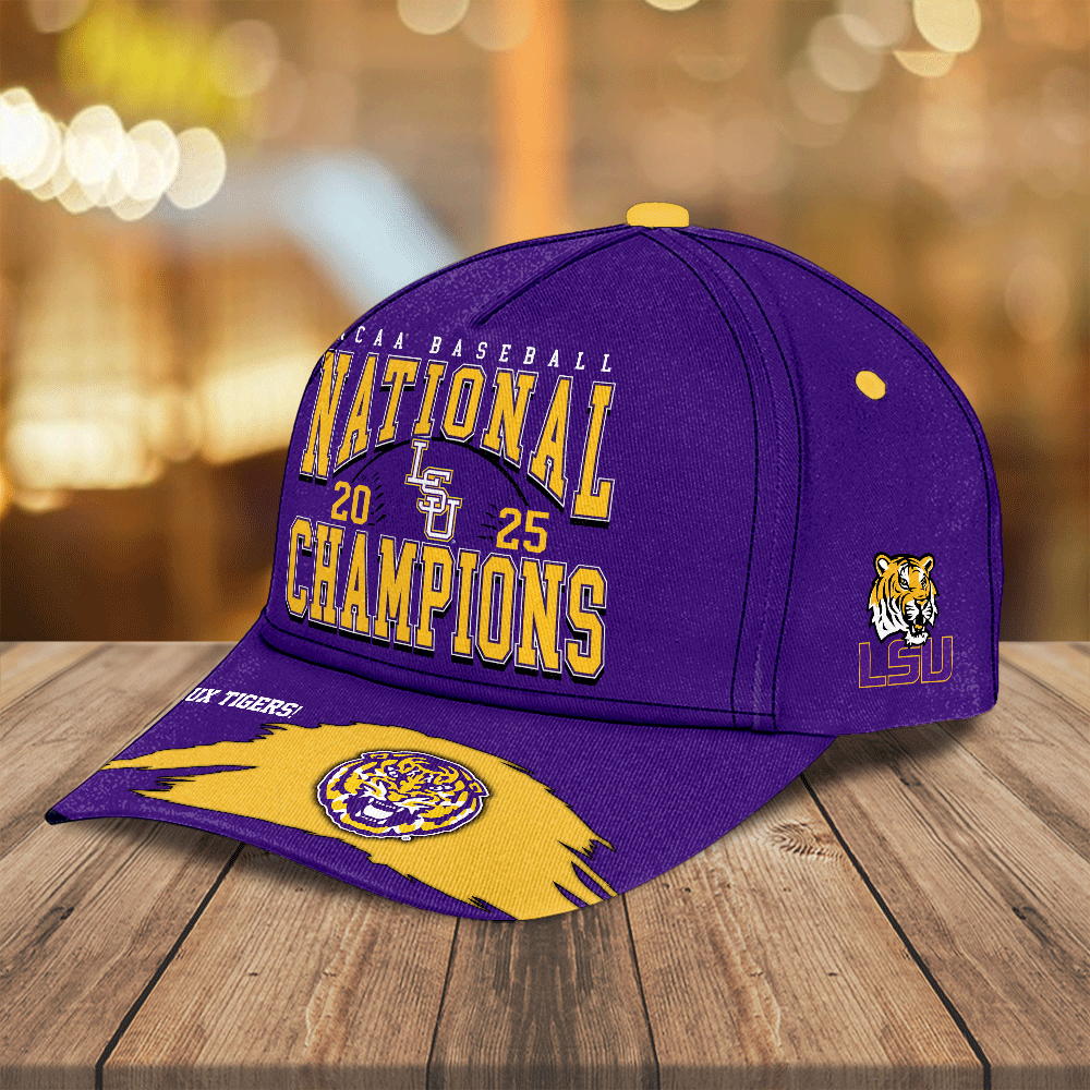 LSU Tigers Baseball 2025 National Champions Classic Cap – NGHIAVT 2860