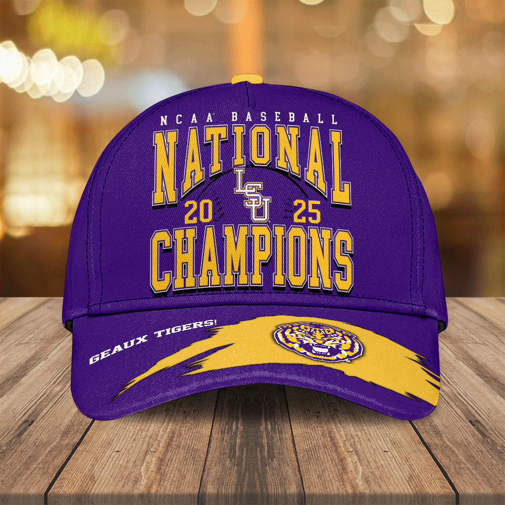 LSU Tigers Baseball 2025 National Champions Classic Cap – NGHIAVT 2860