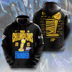 Oklahoma City Thunder 2025 NBA Champions 3D Apparel – NGHIAVT 2873