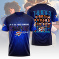 Oklahoma City Thunder 2025 NBA Champions 3D Apparel – NGHIAVT 2875