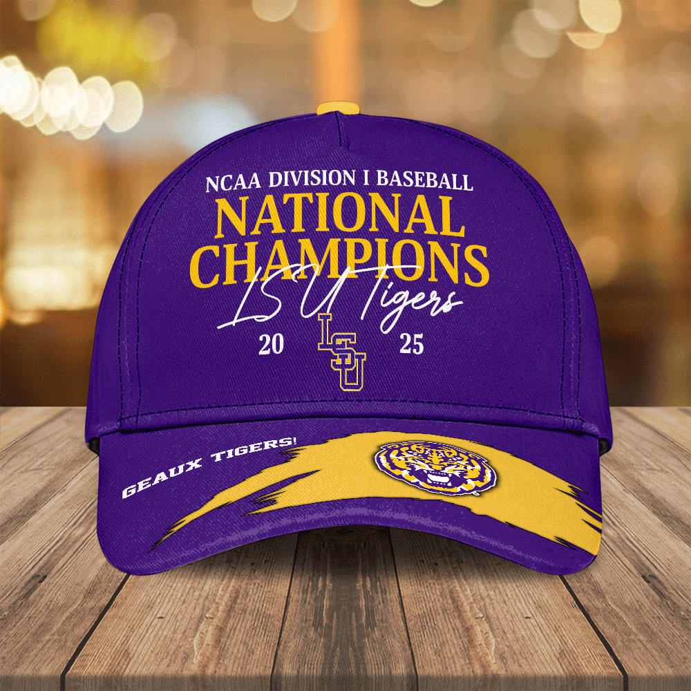 LSU Tigers Baseball 2025 National Champions Classic Cap – NGHIAVT 2909
