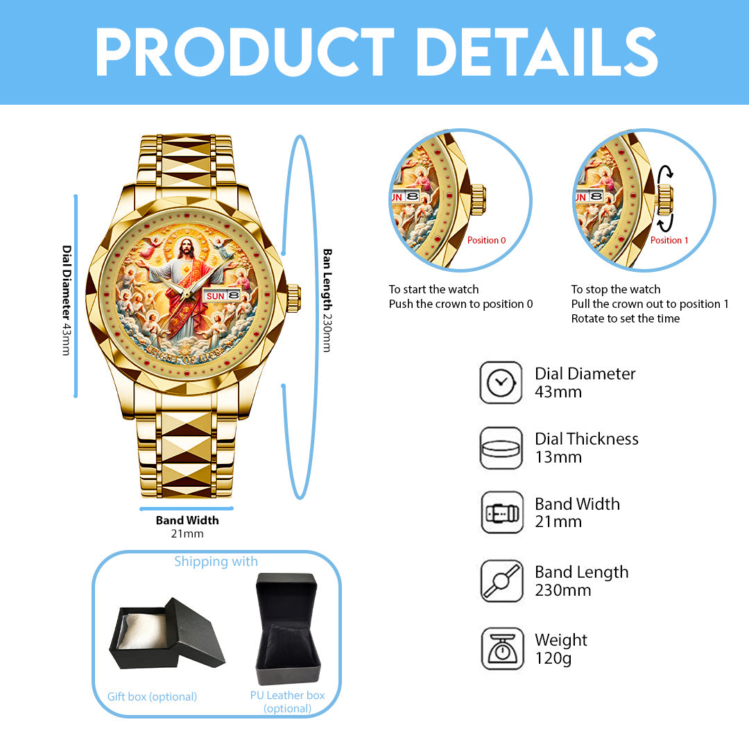 Christian Alloy Luxury Quartz Watch – NGHIAVT3498