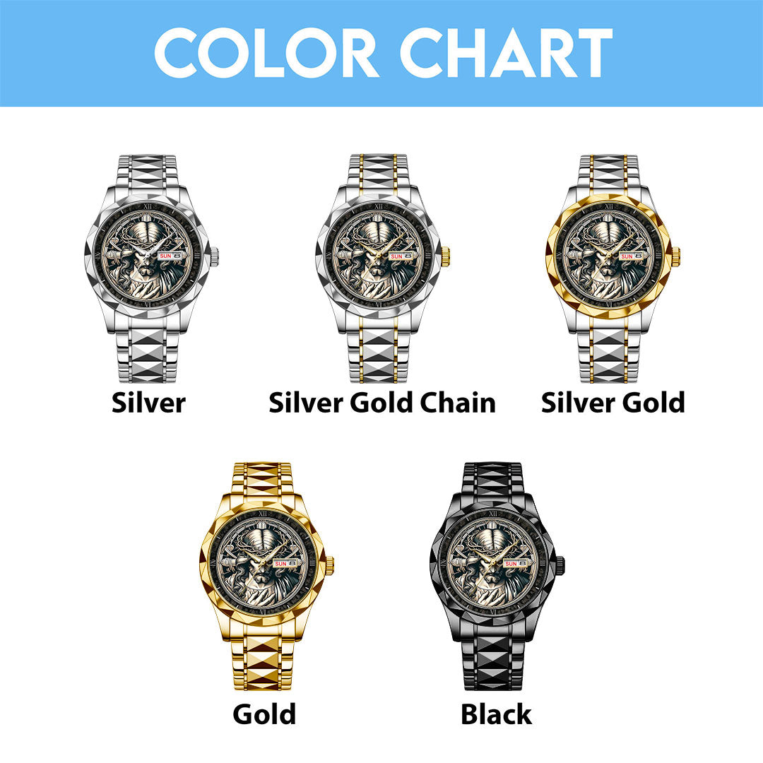 God Is Good Alloy Luxury Quartz Watch – NGHIAVT 3503