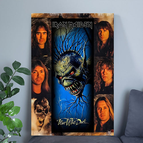Iron Maiden Rectangle Canvas With Inner Frame – NGHIAVT 3541