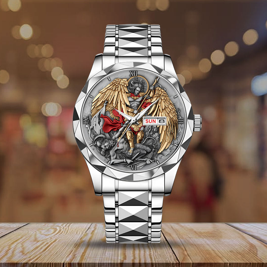 The Archangel Michael Alloy Luxury Quartz Watch – NGHIAVT3737