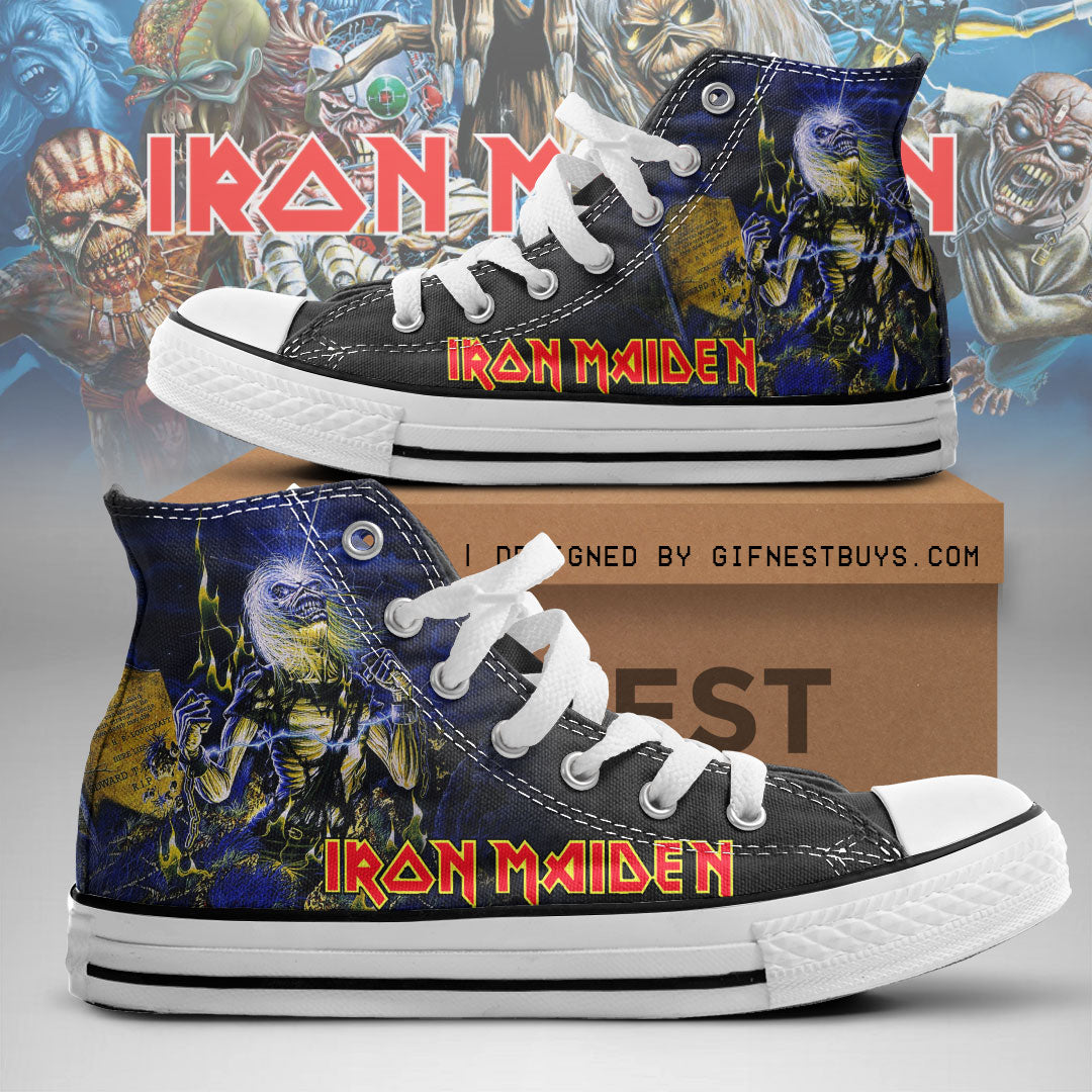 Iron Maiden High Top Canvas Shoes – NGHIAVT3791.5