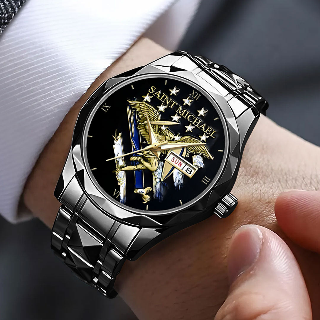 The Archangel Michael Alloy Luxury Quartz Watch – NGHIAVT3827