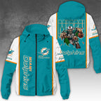 Miami Dolphins 3D Windbreaker Jacket – NGHIAVT3907